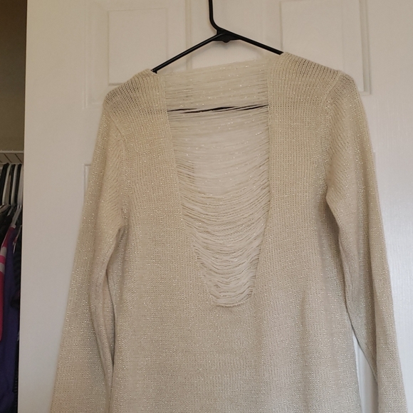 Womens Sweater with cut out back - Picture 3 of 3